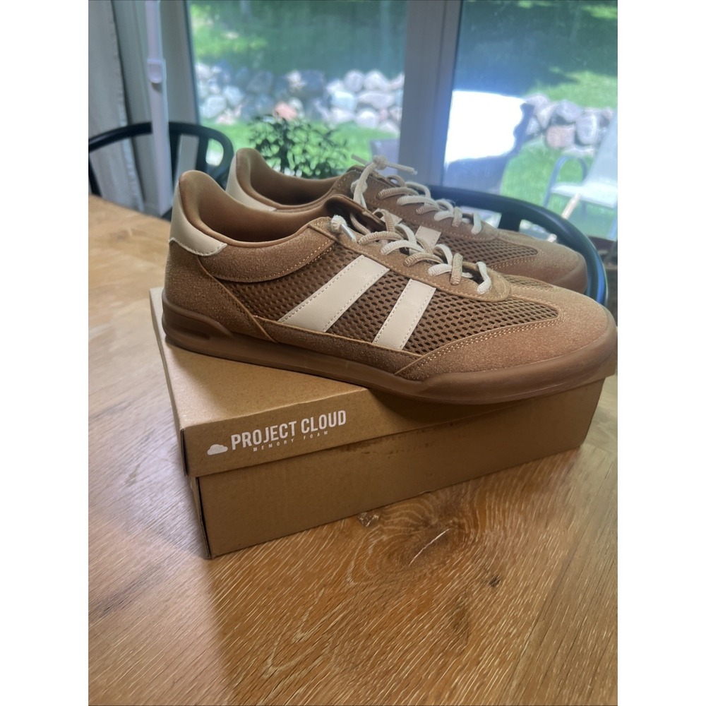 Project Cloud Sneakers Women's 10 Tennis Shoes Comfort Cushioned Beige Brown Tan